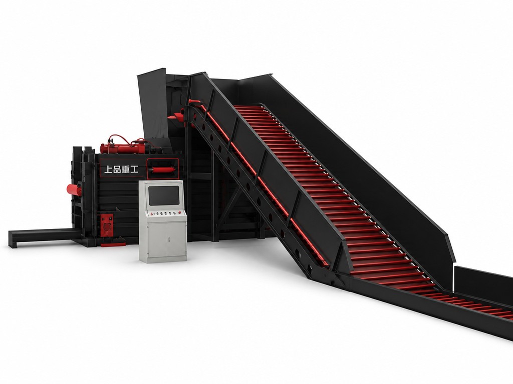 High Capacity Waste Paper Baler for Industrial Use