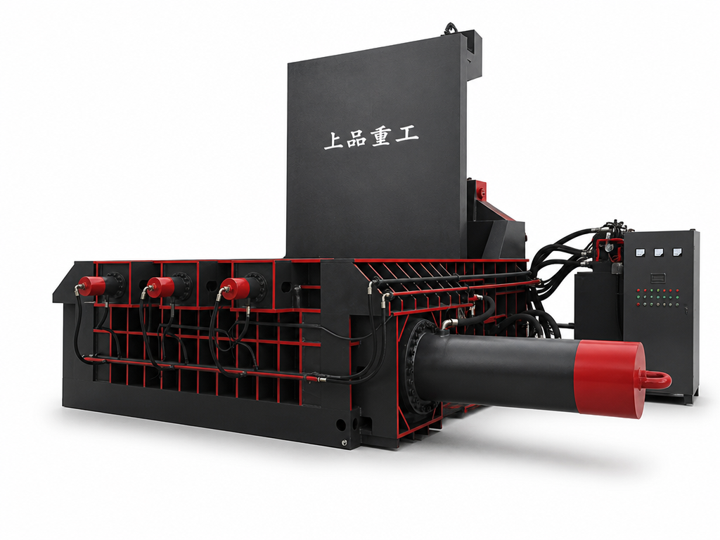 Advanced Hydraulic Metal Baler for scrap management