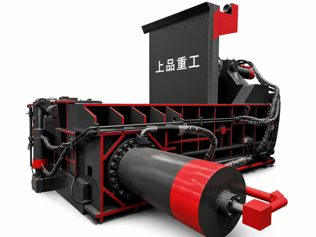 Advanced Hydraulic Metal Baler for scrap management