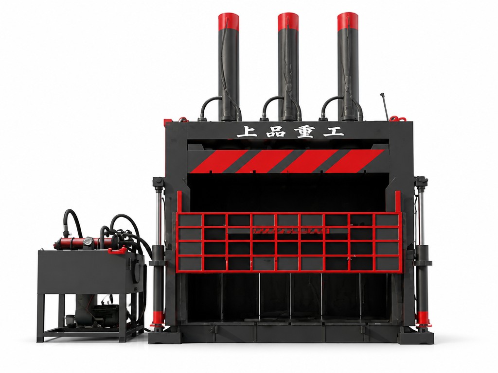 High Efficiency Vertical Baler for Waste Compression